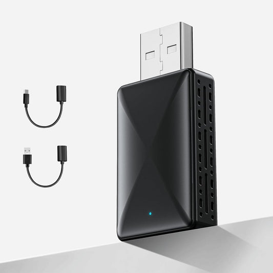 CarPlay, pamięć USB do bezprzewodowego połączenia samochodowego za pomocą Apple CarPlay i Android Auto