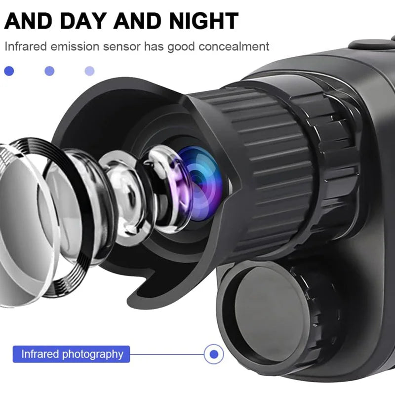 Zewnętrzna kamera HD z noktowizorem na podczerwień